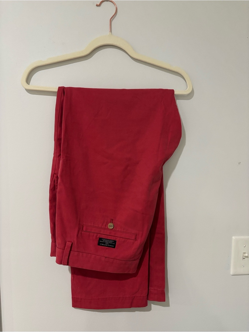 Banana Republic Red Men's Chino Pants 34/32